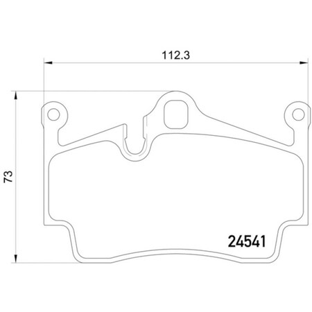 Pagid Brakes Disc Brake Pad, 355013311 355013311